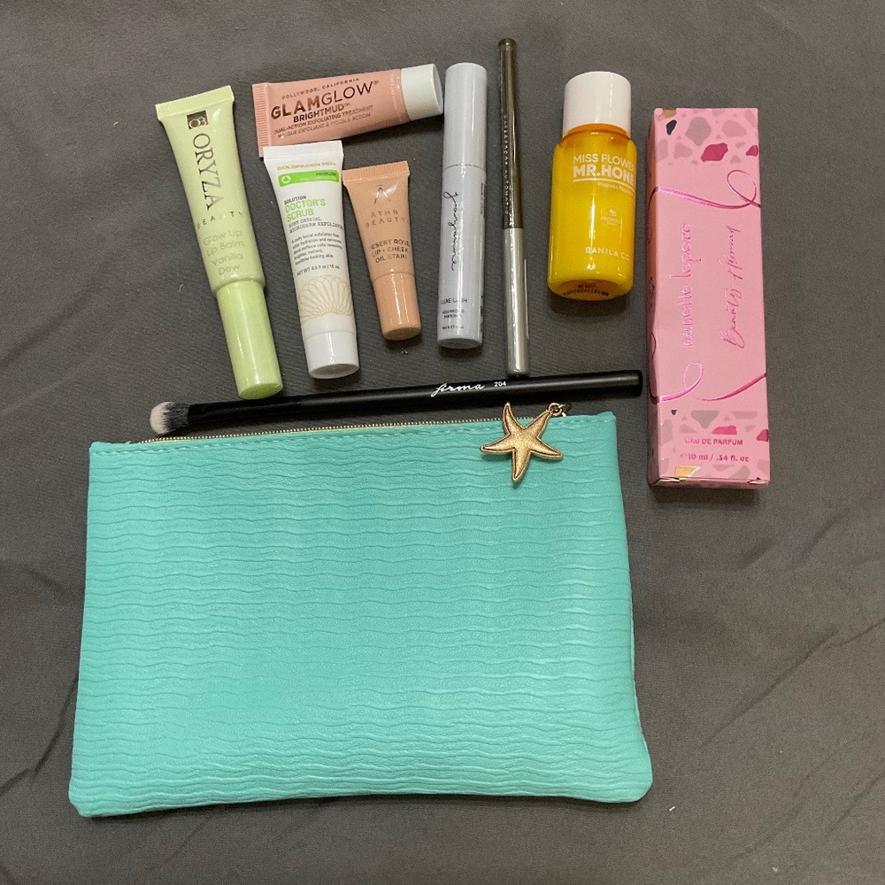 Ipsy collection - perfume - mascara - lip balm - eyeliner - lip stain & more